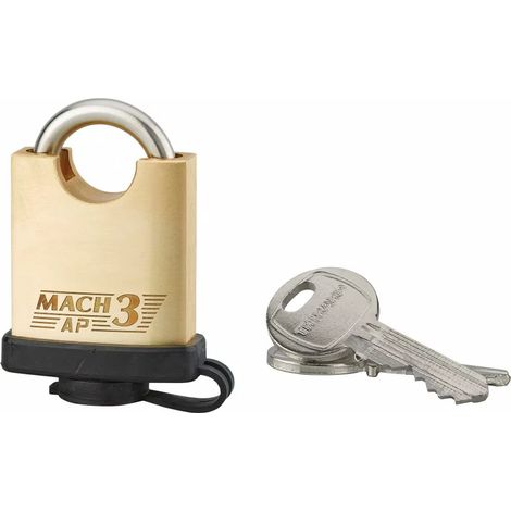 Cadenas à clé MACH 3 ap 40 mm avec bumper