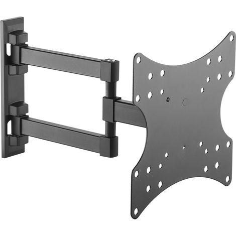 SUPPORTO TV A MURO DOPPIO BRACCIO 28/42 POLLICI