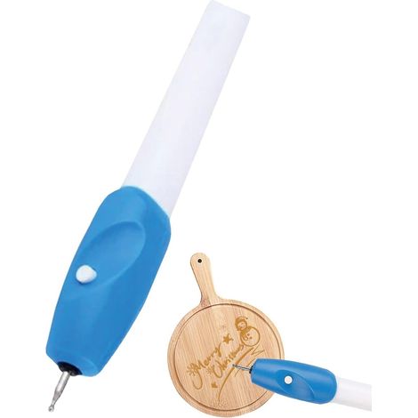 Penna per incisione elettrica - Penna per marcatura utensili da tornio - Progetto creativo - Ricarica wireless - Circa 20 cm (1/2)