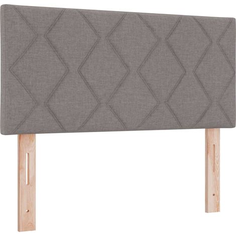 Maison Exclusive - Cabecero LED Gris Claro 90 cm tela