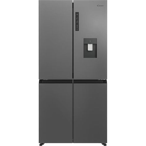 Candy – Réfrigérateur américain 181,5cm 463L 4 portes nofrost – Classe E – Total No Frost Circle + – CFQQ5T817EWPS