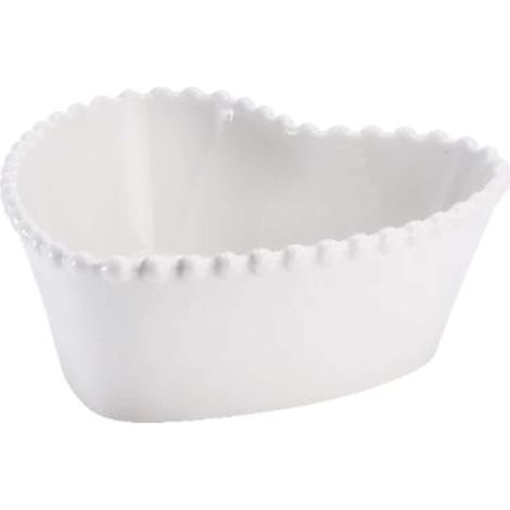 1 Pezzo Ciotola da Cucina in Ceramica Forma Cuore 23 x 23 x 8,5 cm