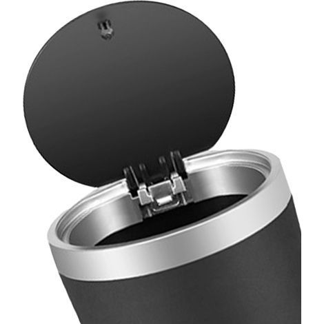 Robuster, waschbarer und auslaufsicherer Auto-Mülleimer, Mini-Mülleimer mit Becherhalter und Deckel fürs Auto (1/5)