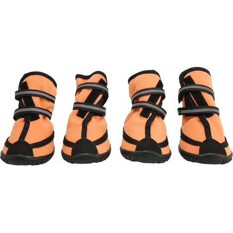 Bottes imperméables et antidérapantes pour chiens, chaussures d'extérieur réfléchissantes et réglables, protection des pattes, pour chiens de taille moyenne et grande, XL (1/5)