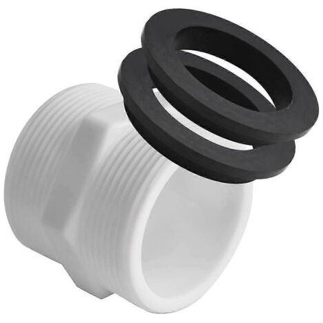 Adaptateur de tuyau de piscine 1,5 pouce pour tuyau de pompe de piscine avec joints toriques - Pièces détachées pour adaptateur de tuyau de piscine