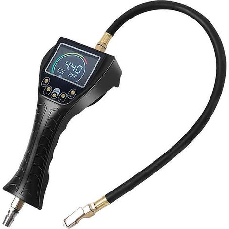 Manomètre numérique TB902 pour pneus, gonfleur automatique rechargeable, outil de gonflage portable. (1/5)