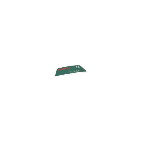Plaque De Marque pour ponceuse DELTA PDA 180et 180E BOSCH - 2601119879