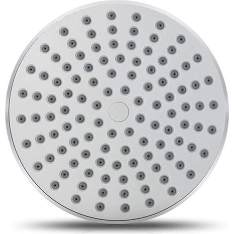 GDHZS- Pommeau de douche de toilette Pommeau de douche de tête Arroseur supérieur Pommeau de douche rond à haut débit en ABS , Huit pouces (1/4)