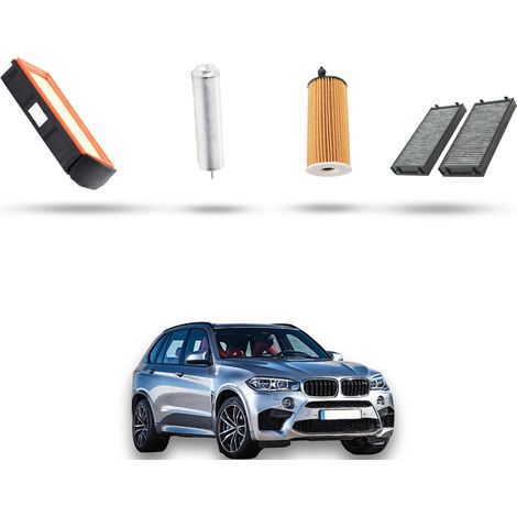 Kit tagliando 4 filtri compatibile con Bmw x5 (F15,F85) 50d 280kw dal 2013 (1/5)