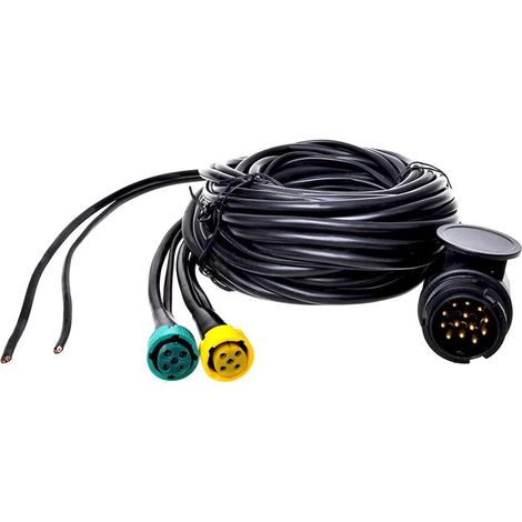 Faisceau Cable 7m Avec Fiche 13-pôles Et 2x Connecteur 5-pôles + 5m Dc (1/2)