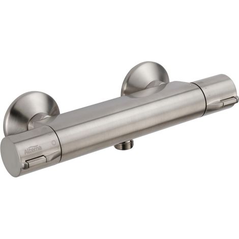 mitigeur - douche - thermostatique - alterna concerto 3 - inox brossé - alterna 7936665