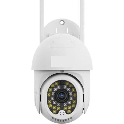 Caméra de Surveillance extérieure sans Fil WiFi 360 °, étanche, Vision Nocturne Couleur, Audio bidirectionnel (1/5)