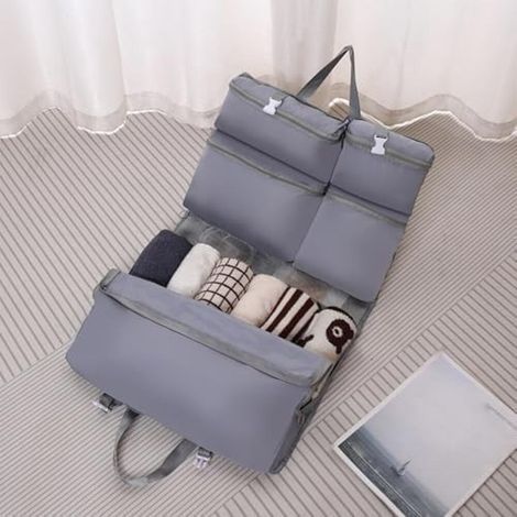 7-Pocket Packing Cubes, Luggage Organizers for Travel Accessories, Storage Bag for Clothes and Underwear, Multi-Layer Storage Bag, Hanging Packing Cube, Organizer (1/5)