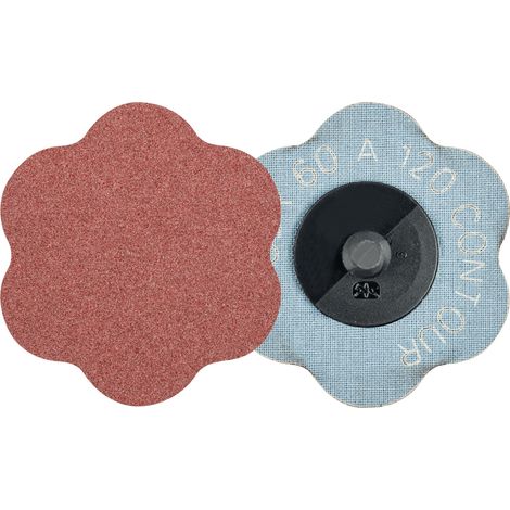 PFERD TOOLS COMBIDISC Korund Schleifblatt CDR Ø 60mm A120 CONTOUR für Konturen 50 Stk (1/4)