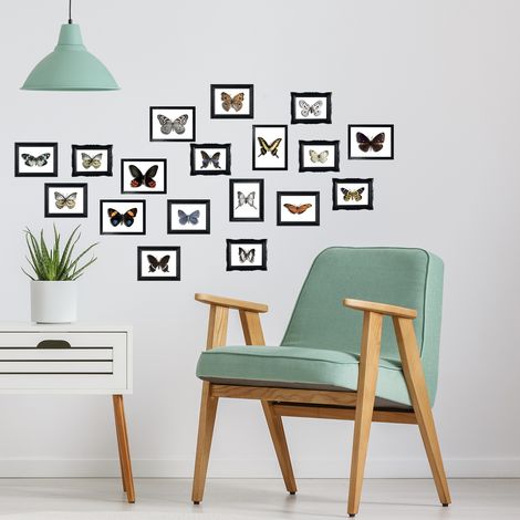 Sticker Autocollant 3D Papillons 48x68cm - Décorations Murales Photos Cadres Extraordinaires Garantis (1/3)