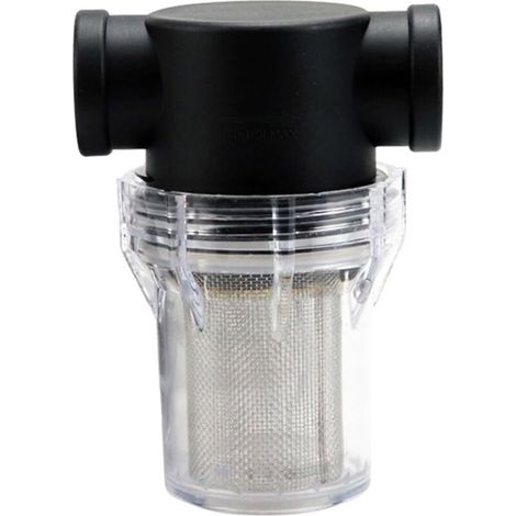 Préfiltre de jardin, crépine en acier inoxydable, crépine à haut débit, pompe d'irrigation de jardin (1 pouce à 100 mailles) (1/5)