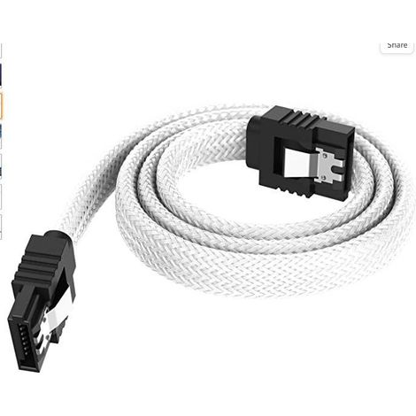 Câble SATA, câble de données série pour disque SSD SATA 3.0, câble adaptateur SATA, câble pour disque dur SATA, 6 Go(N47) (1/5)