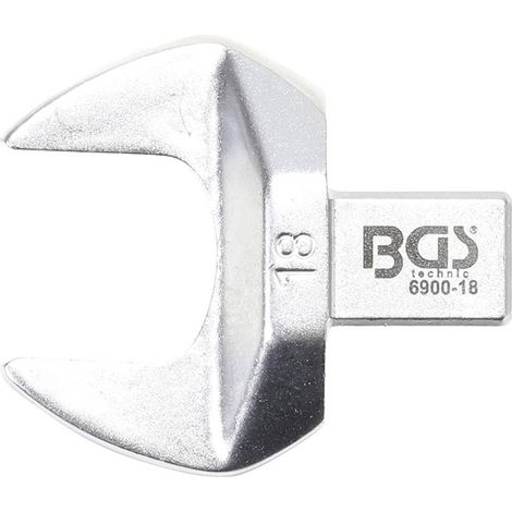 Clé Plate 18 mm - Empreinte 9 x 12 mm - Acier Résistant - Précision et Durabilité - D-Work