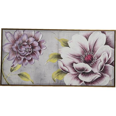 Gemaelde Leinwand L50.00-W100.00-H3.50cm in lila/farbe(n)