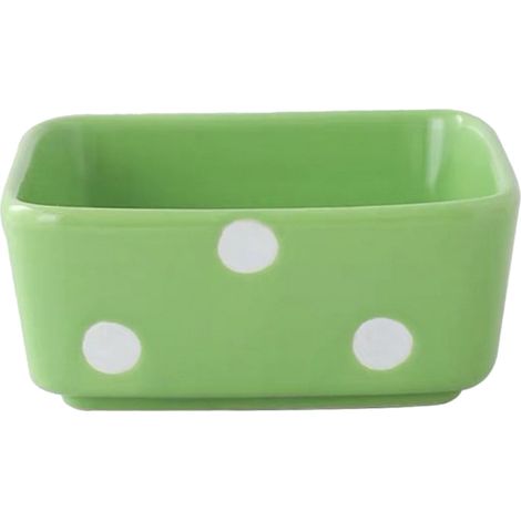 1 Assiette carrée, Céramique, Motif ondulé, Bol, Usage domestique, Animaux (1/5)