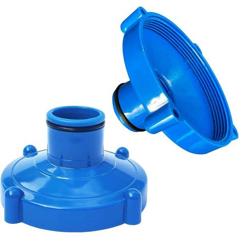 2pcs Adaptateur pour Tuyau d'aspiration de Piscine (80 mm à 32 mm) pour Tuyau d'aspiration (1/5)