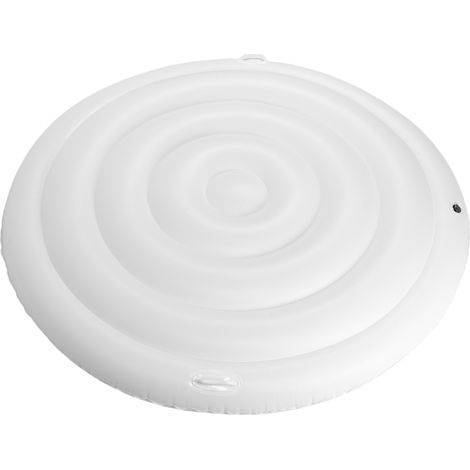 Bâche de protection ronde en PVC imperméable de 1,65 m (5,4 pi) pour spas et piscines gonflables d'extérieur (1/5)