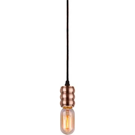 Lampe suspension design en métal laiton compatible Ampoule LED (1/3)