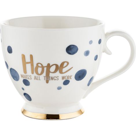 Florina Mare Hope Porzellanbecher mit Fuß, 440 ml