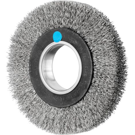 PFERD TOOLS Brosse ronde large non agrandie RBU Ø 150 x 25 mm alésage variable acier inoxydable Ø 0,30 pour support de (1/5)