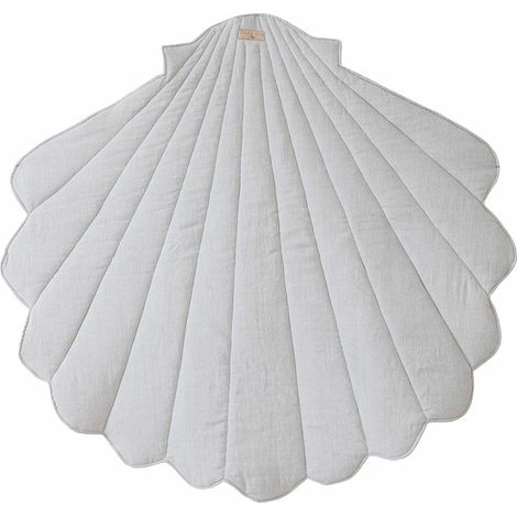 Tapis de sol coquillage molletonné bébé enfant sea stories - Beige (1/5)