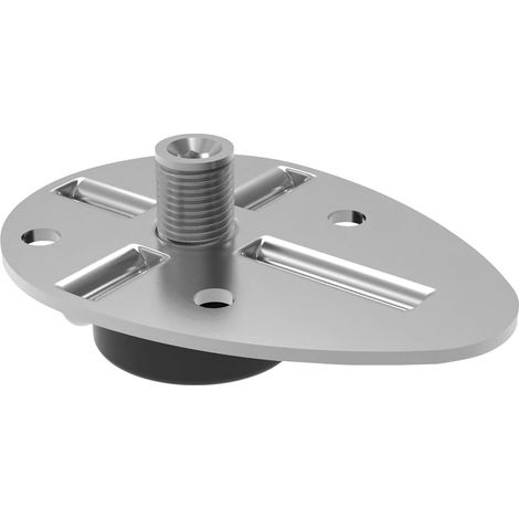Höhenversteller zum Aufschrauben, ø 28mm H 16mm bis zu 400 kg Stahl/Kunststoff (1/3)