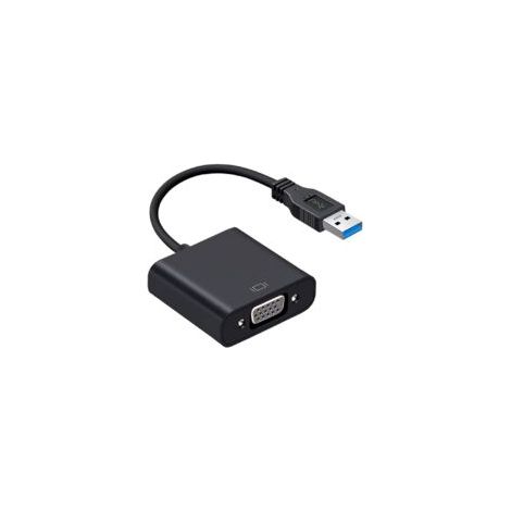 Adattatore da USB 3.0 a VGA, convertitore video da USB a VGA, adattatore per cavo esterno multischermo per Windows 10/8.1/8/7/XP - Crezuo