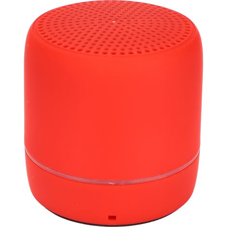 Tragbarer Bluetooth 5.0 Stereo-Lautsprecher mit tiefen Bässen, 280 Hz – 16 kHz, Mini-Reiselautsprecher für den Outdoor-Einsatz (rot) (1/5)
