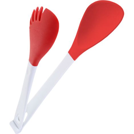 Pinzas de silicona para alimentos de grado alimenticio - Rojas