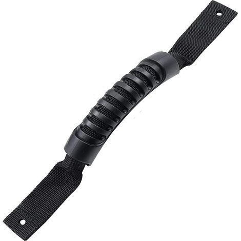 Sangle en plastique mobile de 25 mm pour kayaks  poignée en plastique perforée pour sacs – une poignée ronde – (1/4)