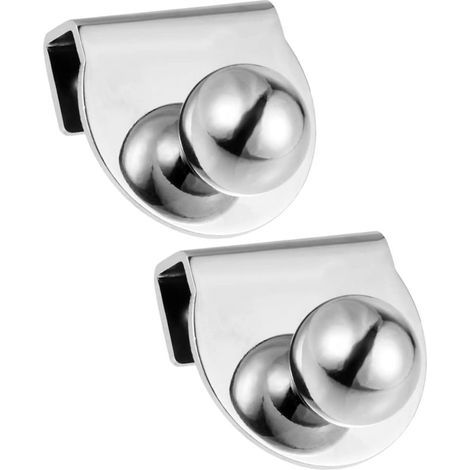 Poignées de tiroir en verre, boutons de commode, poignées de porte en verre, poignées d'armoire, poignées de commode, boutons de tiroir, clips de porte, tirettes de fermeture éclair, sans perçage (1/5)