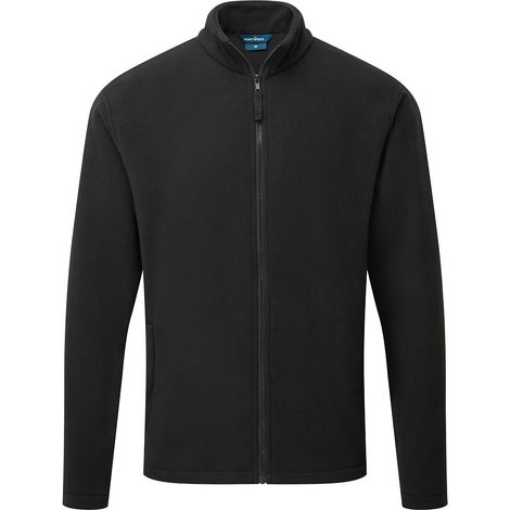 Polaire ecologica - Taglia 4XL - Nero - Portwest