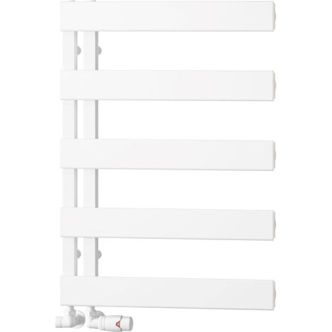 Reina Carpena Flat Panel Heated Towel Rail 710mm H x 500mm W - White