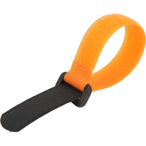 Sangle de serrage en nylon avec boucle en plastique - Attaches de câbles réutilisables 20x300mm (1/5)