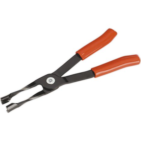 Sealey Long Straight Stem Pliers for Valve Stem Seal Removal/Installation 16/24 Valve VS1671 (1/2)