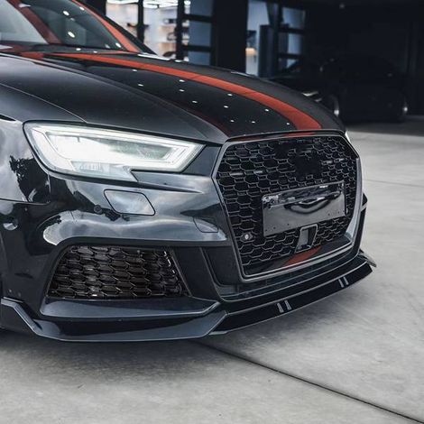 1 paire d'enjoliveurs de feux antibrouillard compatibles avec Audi A3 8V Sline, S3 et RS3 (modèles 2017-2020). (1/5)