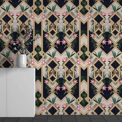 Papier peint panoramique - Motif Géométrique - 130 cm x 81 cm (1/3)