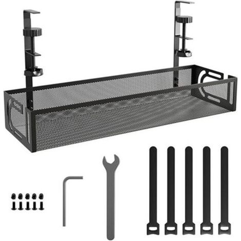 Büro-Kabelmanagement - Kabel-Organizer ohne Bohren - Büro-Kabelmanagement-Ständer - Kabelmanagement-Box für Büro und Zuhause (1/5)