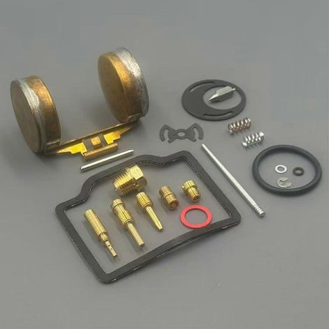 Kit de réparation pour carburateur Honda CB100 CL100 SL100 XL100 (1970-1976) avec gicleur principal n° 110 et gicleur de ralenti n° 38 (1/4)