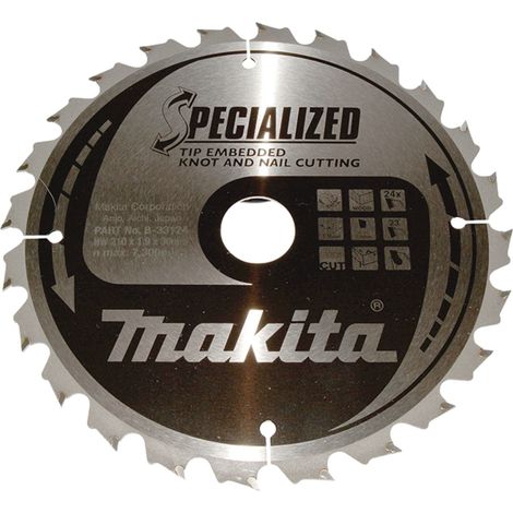 Makita Hoja de sierra SPECIALIZED 210x30x24Z - B-33124