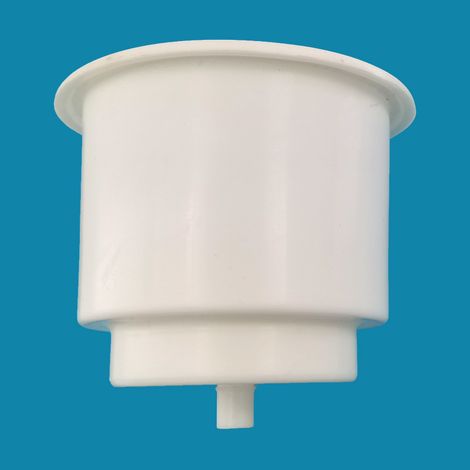 Porte-gobelet en nylon marin pour yachts, porte-gobelet pour boissons, porte-gobelet à eau avec trous - Accessoires nautiques pour bateaux, yachts et camping-cars - Blanc - Nylon (1/3)