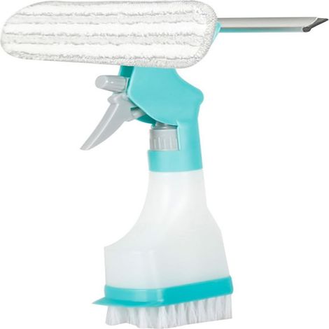 1 Lave-vitres,raclette en caoutchouc,éponge en mousse,spray intégré,fenêtres,miroirs,maison,bureau,voiture (1/5)