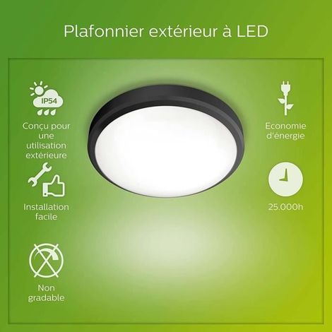 DORIS PLAFONNIER BLANC 6 W 4000 K PHILIPS BY SIGNIFY 8719514417892 (1/4)
