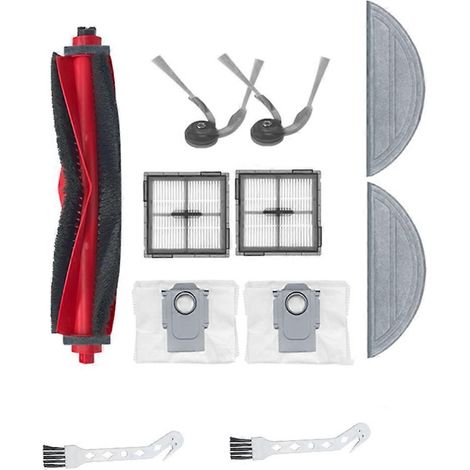 Pour Roborock Q10 PF/Q10 PF+/Q10 VF/Q10 VF+ Main Roller Brosse Filtre Sac à poussière Rag de remplacement Pack Brosse