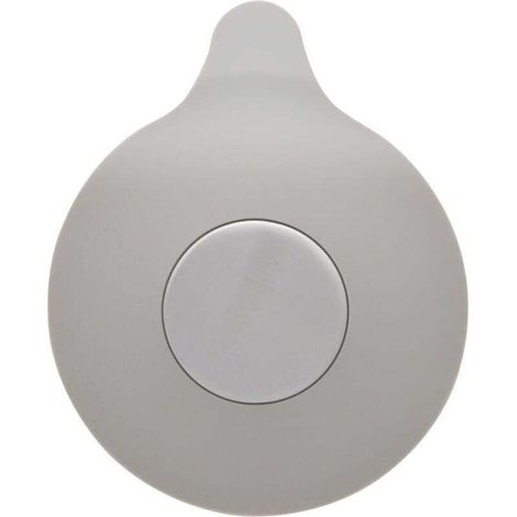 Bouchon de baignoire et d'évier en silicone gris, bouchon en caoutchouc, style design simple, adapté aux ensembles d'évier, cuisines, salles de bains, buanderies (1/4)